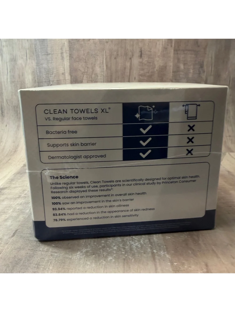 Clean Skin Club Clean Towels XL Single Use Facial Towels 50 Count Sealed